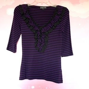 y2k rampage v-neck ruffle blouse